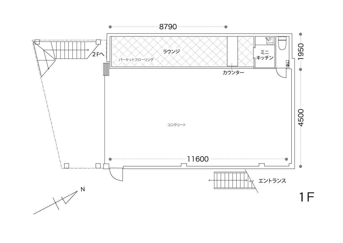 LDK-standard1Fフロア平面図