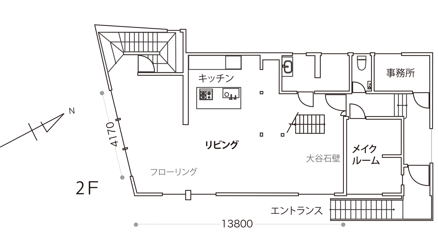 LDK-standard２Fフロア全体図